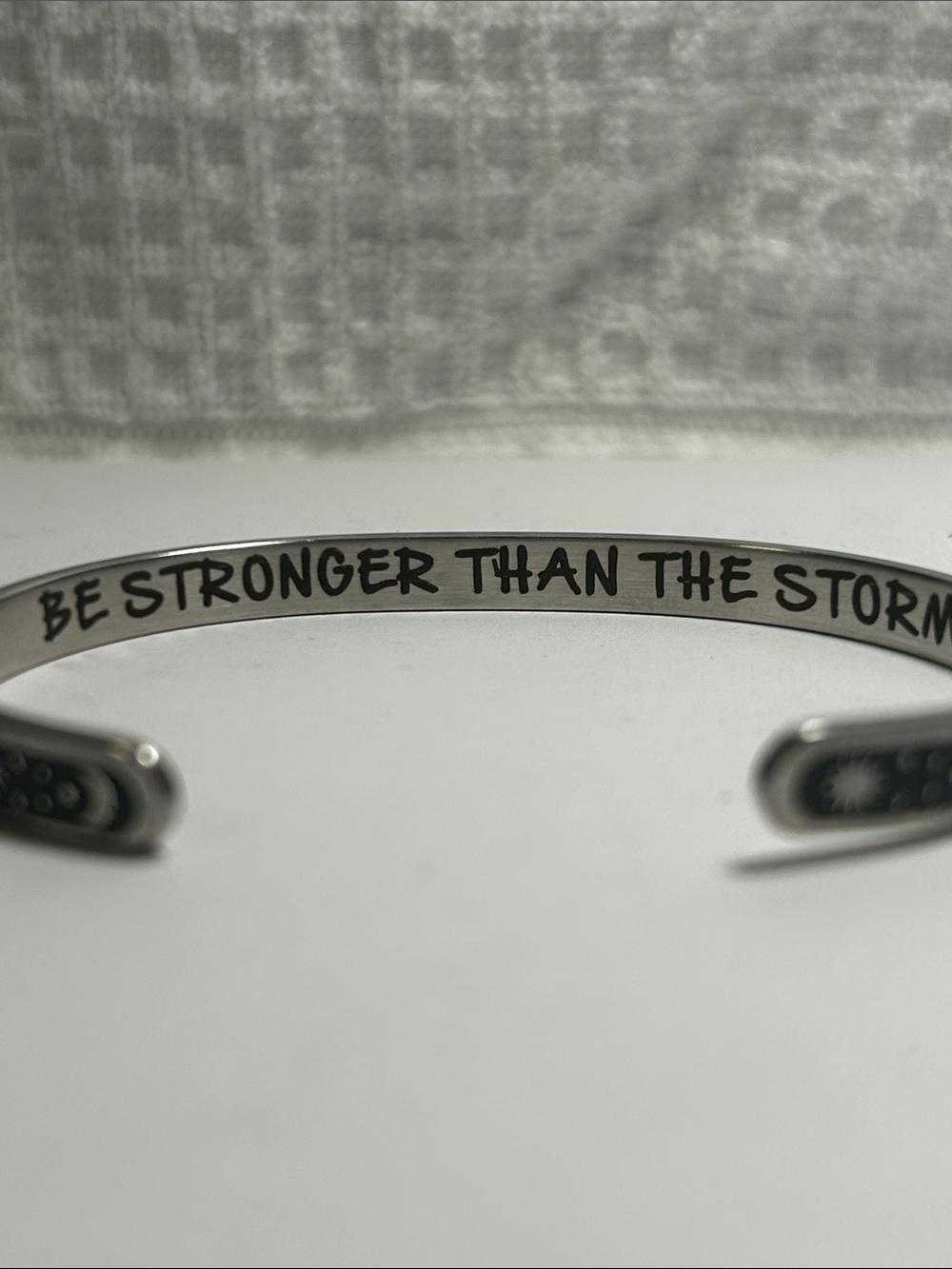 Celestial Unisex Cuff w/Inspirational Saying
